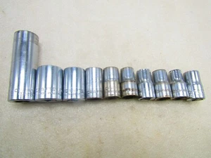 Craftsman SAE socket assortment, 1/2" drive, 10 pcs. - Picture 1 of 5