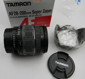 NOS Tamron A03P AF28-200mm f3.8-5.6 Super Zoom Lens For Pentax AF Mint In Box - Picture 1 of 4