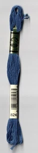 STRANDED COTTON DMC - Very Dark Blue - 100% cotton - 8 mtrs - 117.0824 - 7447 - Picture 1 of 1