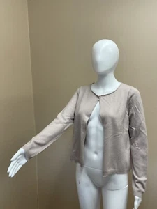 FABIANA FILIPPI 100% cashmere one button crewneck cardigan - Picture 1 of 3