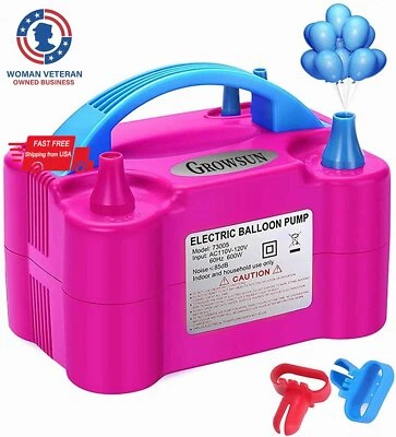 GROWSUN Electric Air Balloon Pump Balloon Blower Inflator for Party Decor-Blow Pump Only