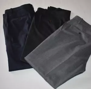 Indochino Monterosso Men's Wool Flat Front Dress Pants Lot of 3 US 40 - Picture 1 of 16