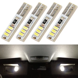 4 x 6000k Blanco T5 37 74 LED Visera Tocador Espejo Footwell Bombillas - Imagen 1 de 3