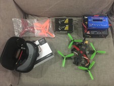 Drone 4s Fpv Come Nuovo Occhiali Fat Shark 2 Batterie Caricabatterie Imax