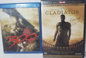 2 LOT 300 Blu-ray 1080p HD BD Gladiator 2-disc Signature DTS 5.1 Widescreen DVD - Picture 1 of 3