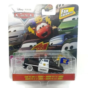 Disney Pixar Cars Team 95 und 51 Sheriff Diecast Spielzeug Selten Neu Ungeöffnet Kostenloser Versand - Bild 1 von 4