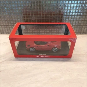 AUTOart 1/18 Alfa Romeo 4C Diecast Red Minicar With Box New From Japan - Bild 1 von 4