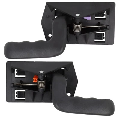 Fits 1999-2006 Chevrolet Silverado 1500 Chrome Interior Door Handle Set Front - Image 1 of 4