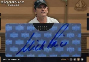 NICK PRICE 2003 SP gioco usato firma SWINGS AUTO #29/50 RARO! - Foto 1 di 1