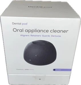 Dental Pod Oral Appliance Cleaner Jet Black Ultrasonic Cleaning Machine - Picture 1 of 6