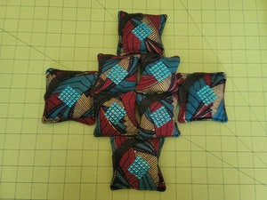 Paquete de 8 pesas de tela hechas a mano - BOLD BLING - Pesas de costura - Juguetes inquietos de escritorio - Imagen 1 de 6