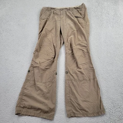 Eastern Mountain Sports Pants Womens 12 Brown Chino meas 34x32 Hiking Technical - Image 1 of 4