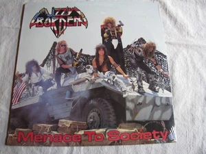 SEALED Lizzy Borden Menace to Society 1986 -Metal Blade/Enigma ST-73224 TINY cut - Picture 1 of 2