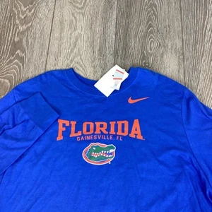 NIKE Florida Gators NCAA Blue Long Sleeve Shirt  Football - Picture 1 of 7