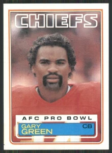 1983 Topps #286 Gary Green Kansas City Chiefs 2700 - Picture 1 of 2