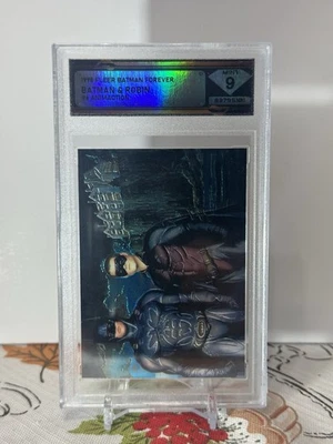 1995 Fleet Batman Forever Batman & Robin #6 Animation Card Dsg 9 Nm - Image 1 of 2