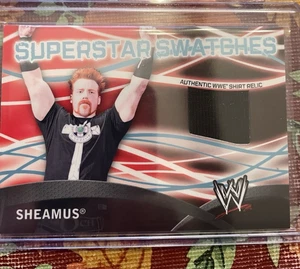 2011 Topps WWE Superstar Swatches "Shirt Relics" Sheamus - Picture 1 of 2
