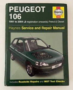Peugeot 106, 1991 to 2004 Petrol & Diesel, Haynes Servive and Repair Manual - Picture 1 of 2
