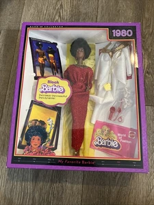 Barbie Collector My Favorite Barbie 1980 schwarz Barbie 2009 Repro. NRFB Neuwertig - Bild 1 von 6
