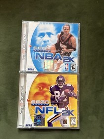 Dreamcast 2k1 sports bundle - NBA 2K, NFL 2K Lot Of 2