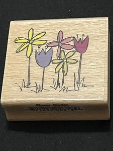 Timbro Kolette Hall in legno di gomma giardino fiorito - Foto 1 di 4