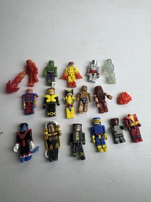Marvel Minimates Figuras de 2003 Tamaño Gigante X-Men Caja Set Suelto y Raro Lote de 16 Foto 1 de 4