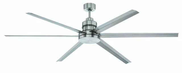Craftmade MND72BNK6 Ceiling Fan-Polished brushed nickel