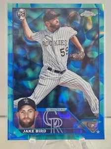 2023 Topps aggiornamento cromato USC27 Jake Bird rifrattore lava blu acqua/175 - Foto 1 di 2