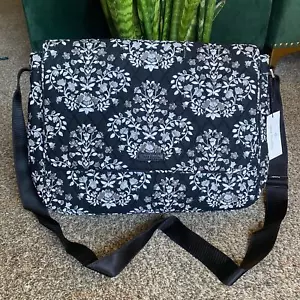 Vera Bradley Essential Messenger Bag in Chandelier Noir - Picture 1 of 5