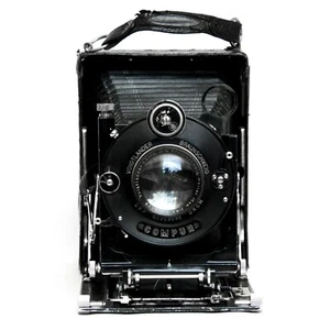 1920s Voigtlander Bergheil Camera with HELIAR LENS 15cm 150mm 4.5 Working - Picture 1 of 12