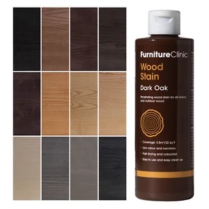 Wood Stain for Indoor & Outdoor Wood - One Coat - Many Colours - Picture 1 of 21