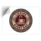 1 x Vinyl Sticker A4 - Coffee 100% Arabica Cafe #7231
