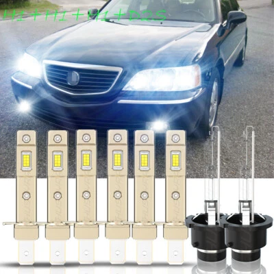 Faros antiniebla DRL para Acura RL Premium 2000-2004 sedán 4 puertas 3,5 L alto/bajo Foto 1 de 4