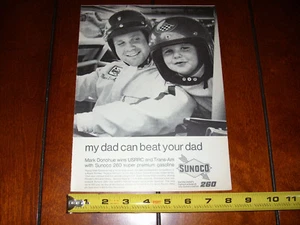 Sunoco 260 Mark Donohue 1968 anuncio original - Imagen 1 de 2