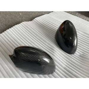 Real Carbon Fiber Add-on Side Mirror Cover Caps for BMW M3 E46 2001-2006