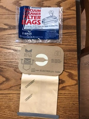 Bolsa de filtro para aspiradora (estilo C) se adapta a limpiadores de tanques Electrol UX - 1 bolsa solamente Foto 1 de 2