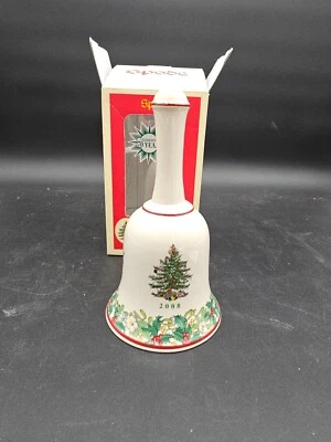 Spode Christmas Tree Bell 2008 Annual Bell Collectible With Box - Image 1 of 4