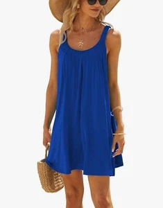 Jar of Love Women's Beach Dress Bikini Beachwear Coverups Casual Vacation Short - Picture 1 of 3
