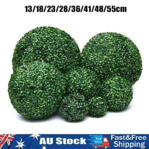 Artificial Plant Ball Topiary Tree Boxwood Home Outdoor Wedding Party Decor AU - Picture 1 of 20