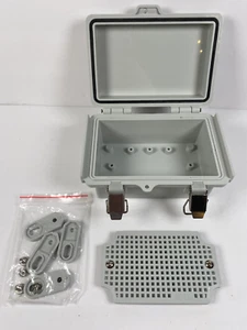 Klar Klappdeckel Edelstahl Riegel, IP67 Wasserdicht Elektrisch (15f2) - Bild 1 von 6
