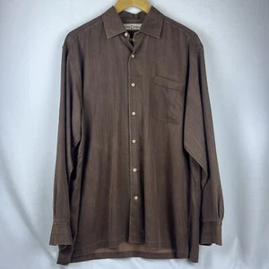 CAMISA TOMMY BAHAMA HOMBRE BEACHBREAK HAWAIANA 100% SEDA CAMPAMENTO L - Imagen 1 de 8