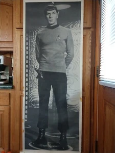 LEBENSGROSSES STAR TREK POSTER COMMANDER SPOCK 70X26 THE FINAL FRONTIER SCHWARZ WEISS - Bild 1 von 5