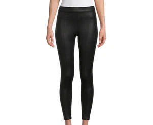 No Boundaries Juniors Seamed Pull On Jeggings, Faux Leather Size XXL (19) - Picture 1 of 4