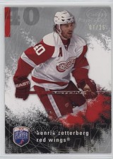 2007-08 Upper Deck Be a Player Platinum Player's Club /25 Henrik Zetterberg #71