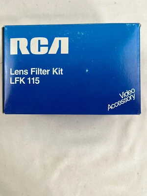 RCA Lens Filter Kit LFK 115 Video Accessory Made in Japan 55 MM - Image 1 of 3