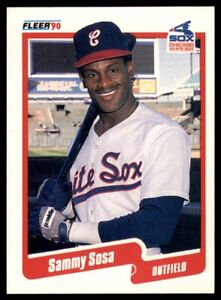 1990 Fleer #548 Sammy Sosa RC White Sox NM-MT *1625