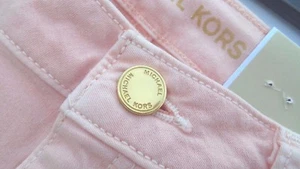 MICHAEL KORS Five-Pocket Flared Pink Hose BAUMWOLLE STRETCH BRANDNEU - Bild 1 von 6