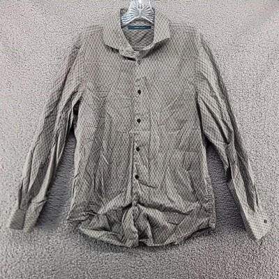 Perry Ellis Linen button up down casual  Mens Shirt Size Medium - Image 1 of 4