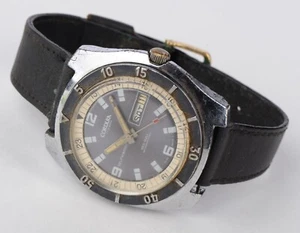Orologio Vintage Cordura Sea Gull 17 Jewels Subacqueo 42" Svizzero - Non Funzionante - Foto 1 di 10