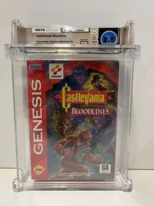 CASTLEVANIA: BLOODLINES SEGA GENESIS 1994 USA NEW FACTORY SEALED WATA GRADED 8.5 - Picture 1 of 18
